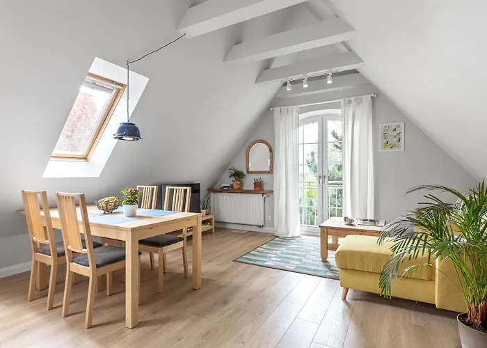 Urokliwy Na Poddaszu W Gdańsku Apartament *