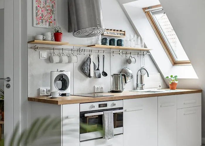 Apartament Urokliwy Na Poddaszu W Gdańsku